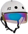 S1 Lifer Visor Gen 2 Helmet - White Gloss Glitter - Skates USA