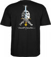 Powell Peralta Skull & Sword T-shirt - Black - Skates USA