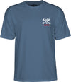 Powell Peralta Rat Bones T-shirt - Indigo Blue - Skates USA