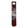 Riedell Criss Cross Skate Laces Skinny 3/8" Width - Black/Orange - Skates USA