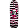 Powell Peralta Old School Ripper Skateboard Deck - 9.89" White/Pink - Skates USA