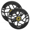 Fuzion Flight Wheels 110mm - Black/Black Core (Pair) - Skates USA