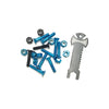 Independent Cross Bolts 1" Phillips - Blue/Black - Skates USA