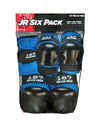 187 6-Pack Junior Pad Set - Blue - Skates USA