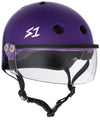 S1 Lifer Visor Gen 2 Helmet - Purple Matte - Skates USA