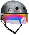 S1 Lifer Visor Gen 2 Helmet - Silver Gloss Glitter - Skates USA