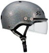 S1 Lifer Visor Gen 2 Helmet - Silver Gloss Glitter - Skates USA