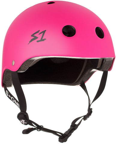 hot pink bike helmet