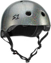 S1 Mega Lifer Helmet - Silver Gloss Glitter - Skates USA