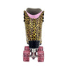 Moxi Jungle Quad Roller Skate Medium - Leopard/Pink - Skates USA