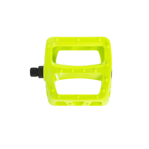 yellow bmx pedals