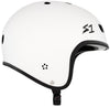 S1 Retro Lifer Helmet - White Matte/Black Stripes - Skates USA