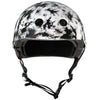 S1 Lifer Helmet - Black and White Tie-Dye Matte - Skates USA
