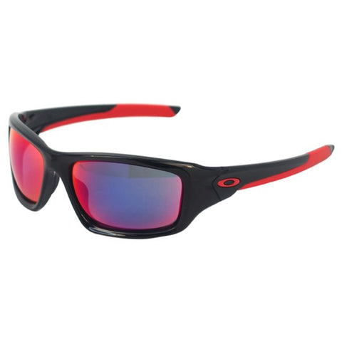 black and red oakleys