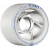 Rollerbones Turbo Wheel Clear Aluminum Hub 97a - White (Set of 8) - Skates USA