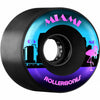 Rollerbones Outdoor Miami Wheel 65mm 80a - Black (Set of 8) - Skates USA
