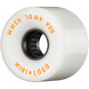 Mini Logo AWOL Wheels A-Cut 63mm 80a - White (Set of 4) - Skates USA