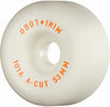 Mini Logo Wheels A-Cut "2" 53mm 101a - White (Set of 4) - Skates USA