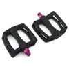 Colony BMX Fantastic Plastic Pedals - Black/Pink - Skates USA