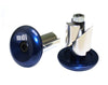 ODI Aluminum Bar End Plug - Blue - Skates USA