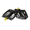 Colony BMX Fantastic Plastic Pedals - Black/Gold - Skates USA