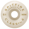 Spitfire Wheels F4 Classic 51mm 101a - Red/White (Set of 4) - Skates USA