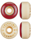 Spitfire Wheels F4 Classic 51mm 101a - Red/White (Set of 4) - Skates USA