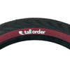 Tall Order BMX Wallride Tire 2.30" - Black/Dark Red - Skates USA