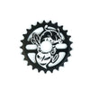 Total BMX Killabee Sprocket 28T - Black/White - Skates USA