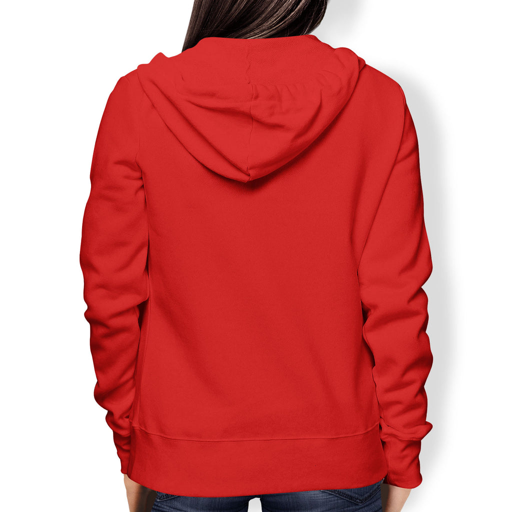 ladies red hoodie