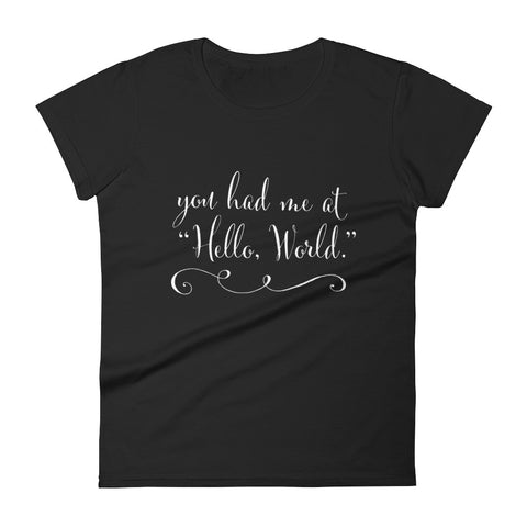 Womens Code Romantic T-Shirt - Coder Swag