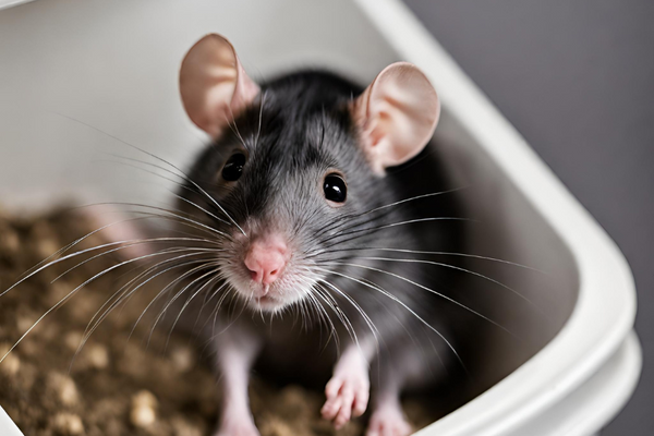 Rat on a litter box (1)