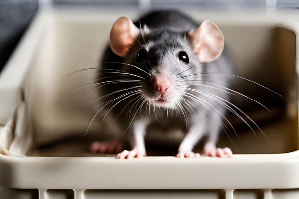 Rat on a litter box (2)