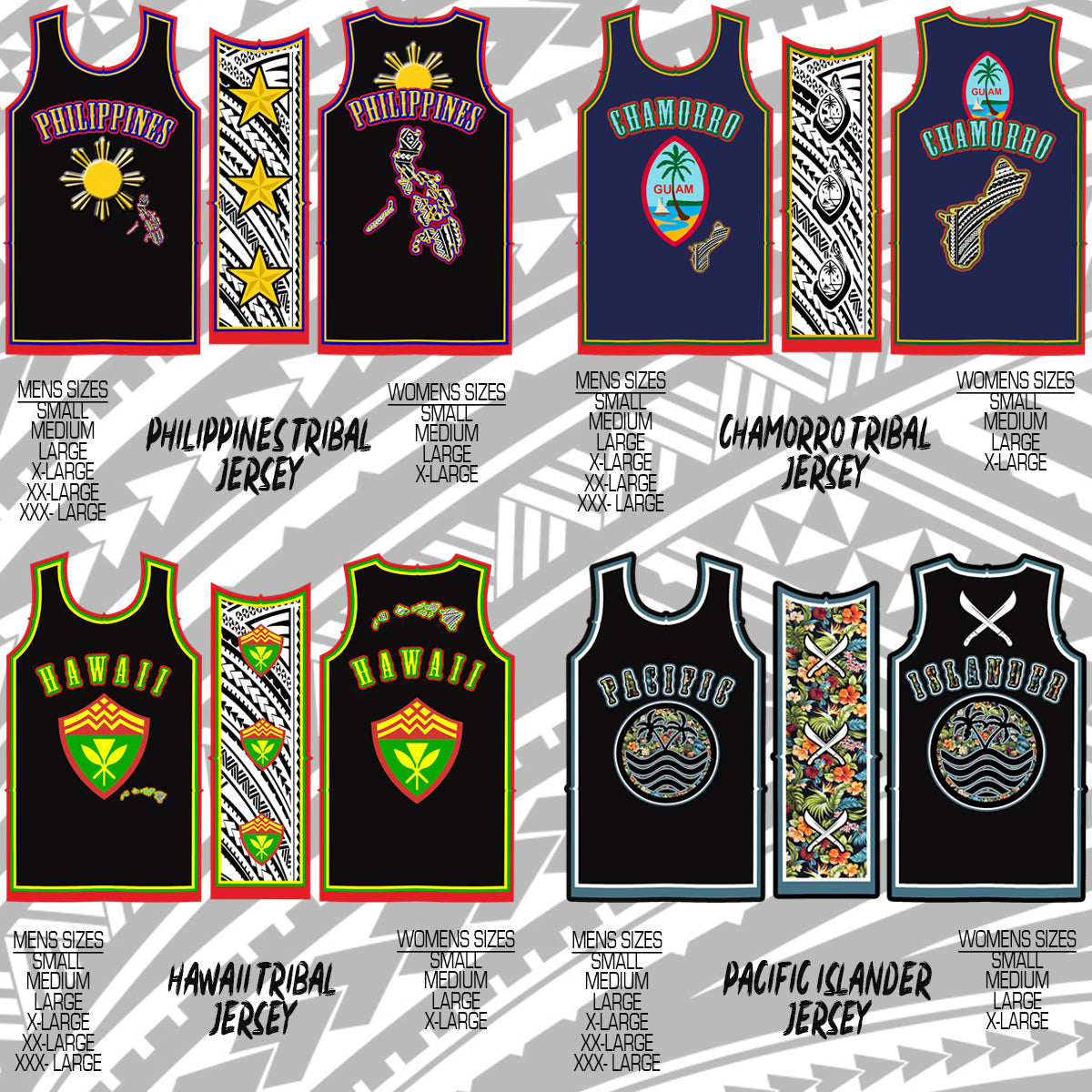 Polynesian Pattern Basketball Jerseys - ShopperBoard