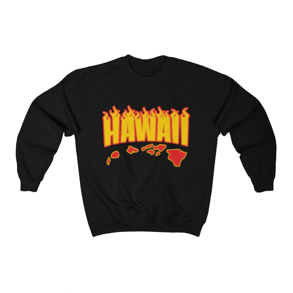 Hawaii Fire Unisex Heavy Blend™ Crewneck Sweatshirt – PSTGEARCLOTHING