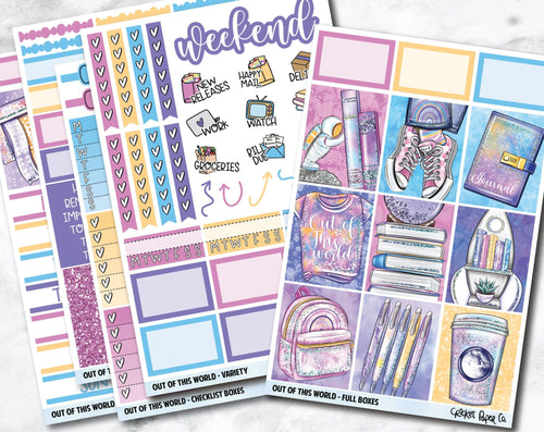 FULL KIT Planner Stickers - Bejeweled Library – Cricket Paper Co.