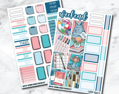 Getaway  Hobonichi Cousin l Planner Stickers Kit – River & Ink