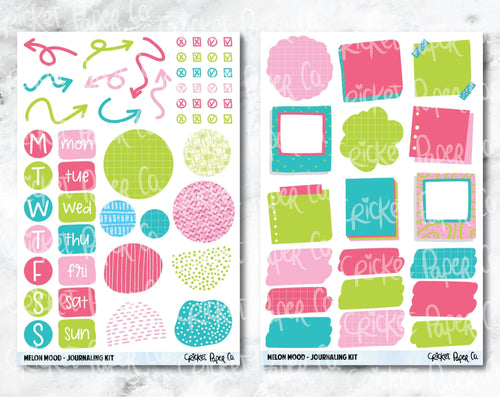 JOURNALING KIT Stickers for Planners, Journals and Notebooks - Grape G –  Cricket Paper Co.