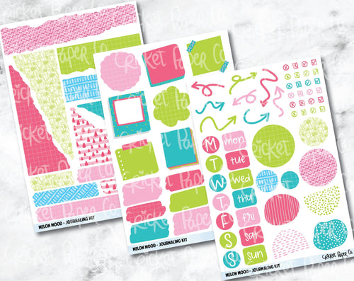 JOURNALING KIT Stickers for Planners, Journals and Notebooks - Grape G –  Cricket Paper Co.