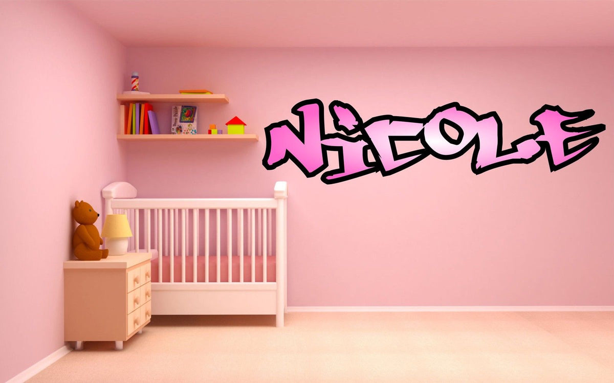 graffiti designs for bedrooms for girls