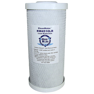 KleenWater Lead Removal Carbon Block Water Filter, 4.5 x 10 Inches