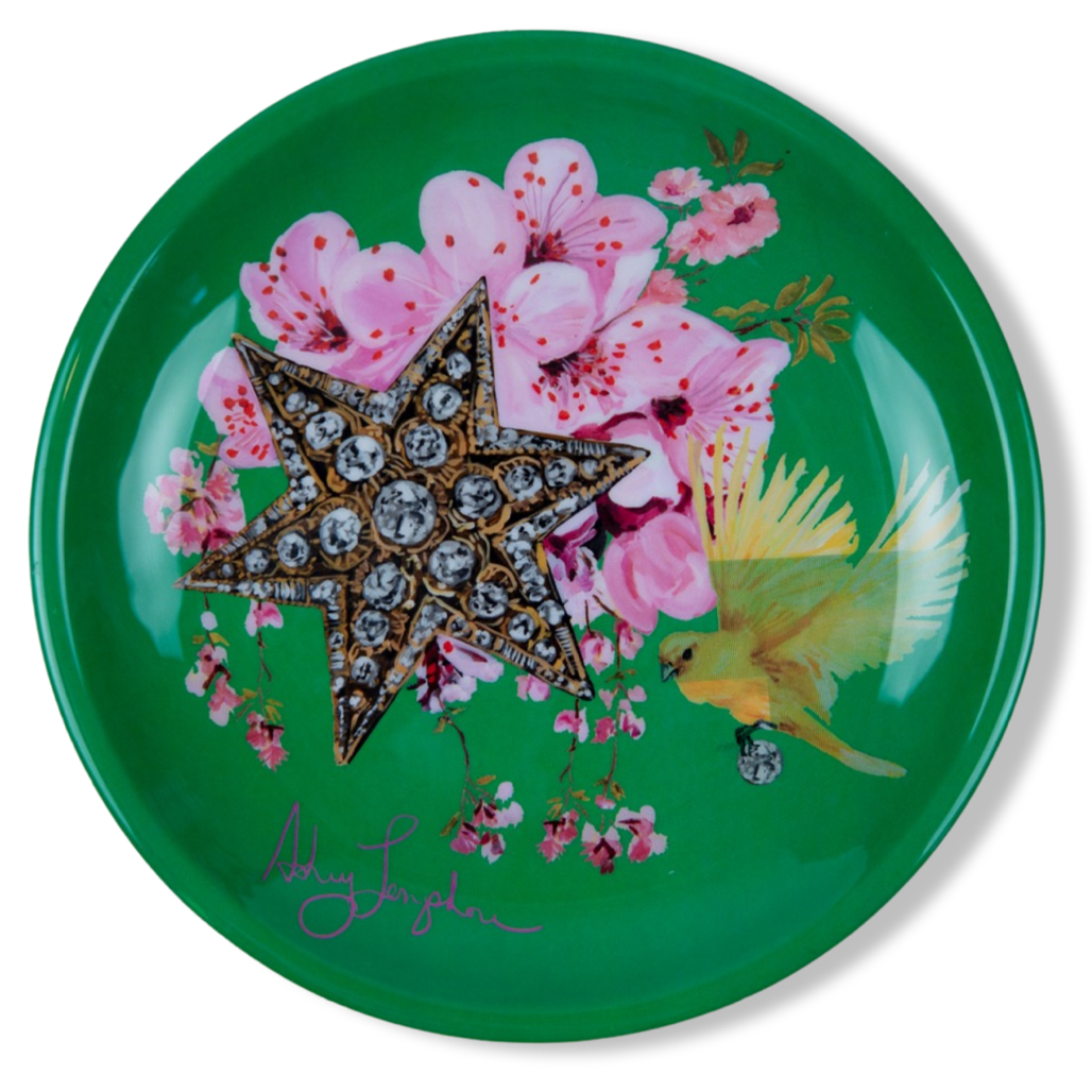 Nature and Jewels Enameled Tableware Set