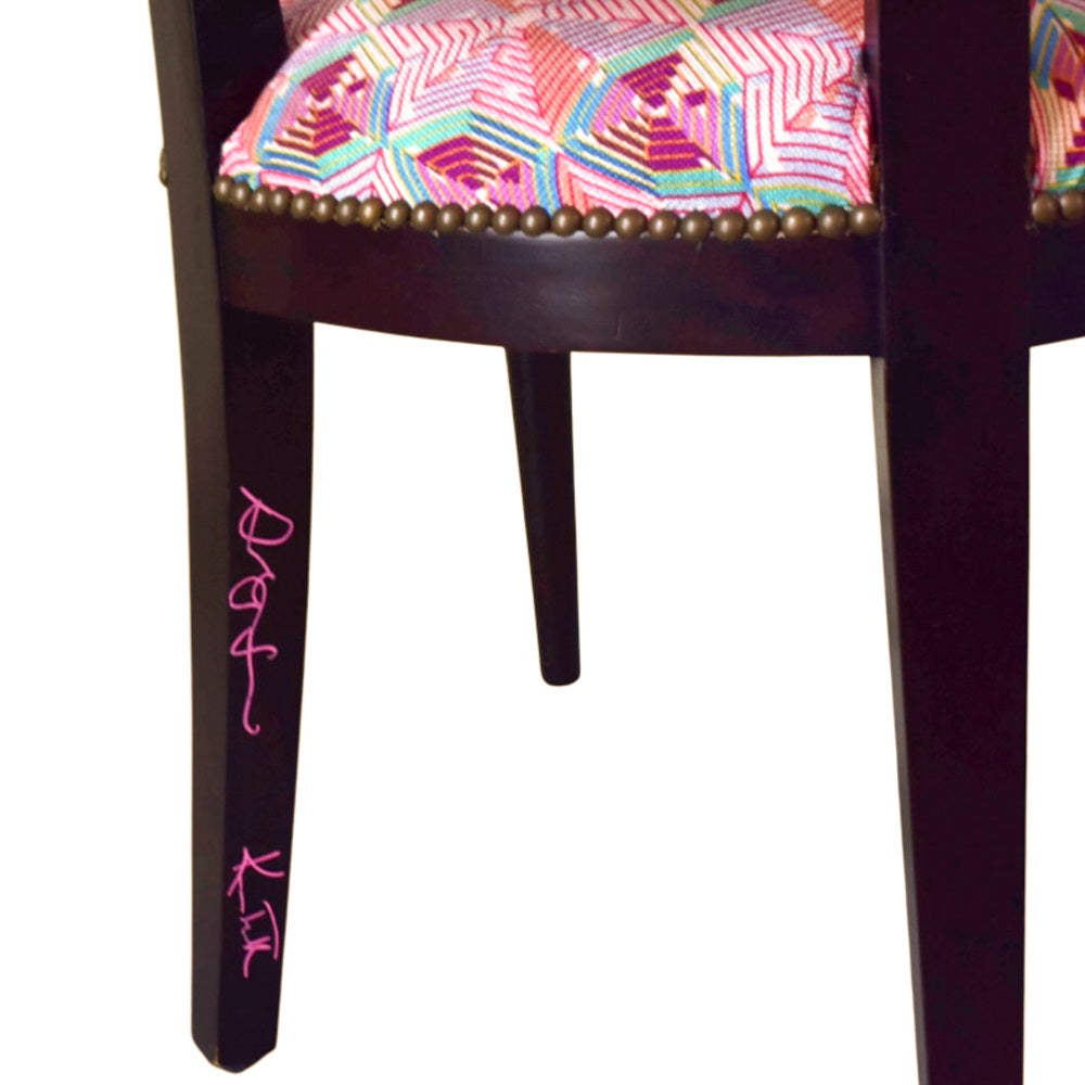 Ashley Longshore x Ken Fulk Dining Chair - Queen Elizabeth II