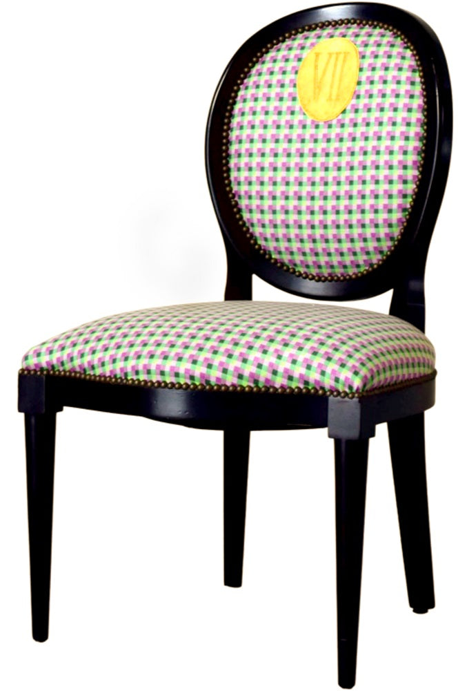 Ashley Longshore x Ken Fulk Dining Chair - Michelle Obama