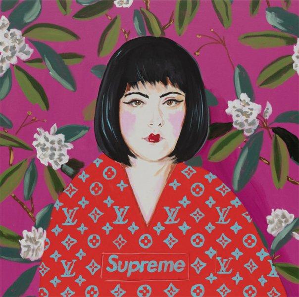 Geisha Rachel in Red Supreme