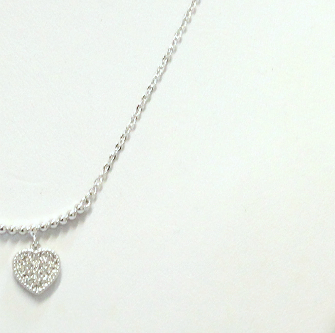 thin heart necklace