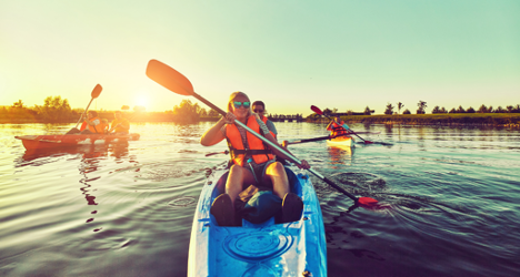 kayaking