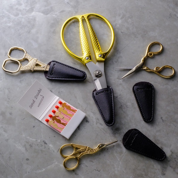 Rogue Paq - Crane Gold Tone Bud Trimming Scissors