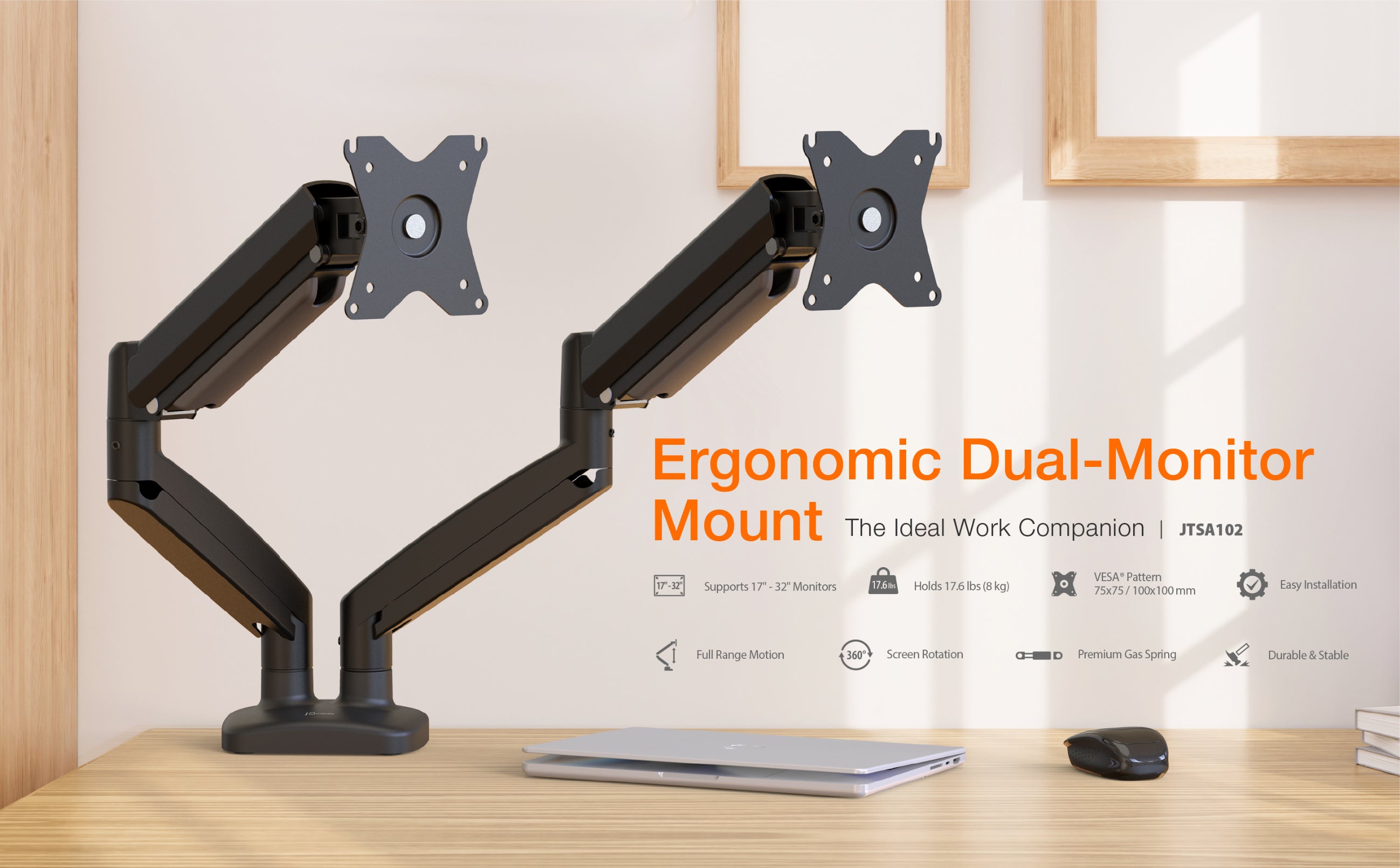 Ergonomic Monitor Mount – j5create