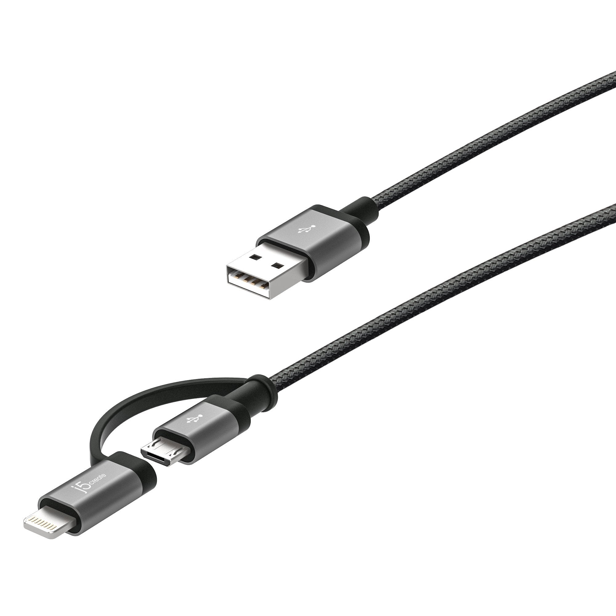 j5create | JML11 2-in-1 Charging Sync Cable